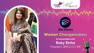 In conversation with Ruby Sinha, President BRICS CCI WE